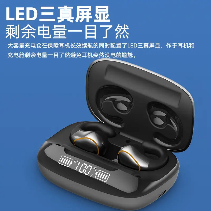 Waterproof Wireless In-Ear Bluetooth Headset with Digital Display — feature 1