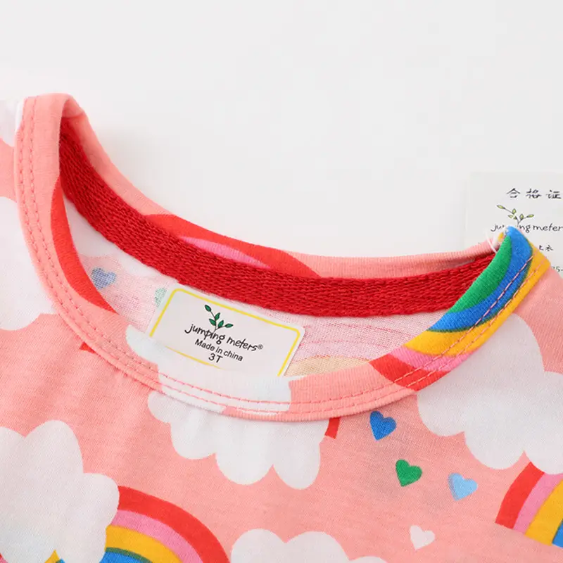 2025 Girls Knitted Rainbow Cloud Dress - Image 4