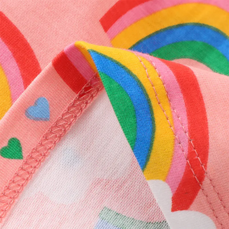 2025 Girls Knitted Rainbow Cloud Dress - Image 5