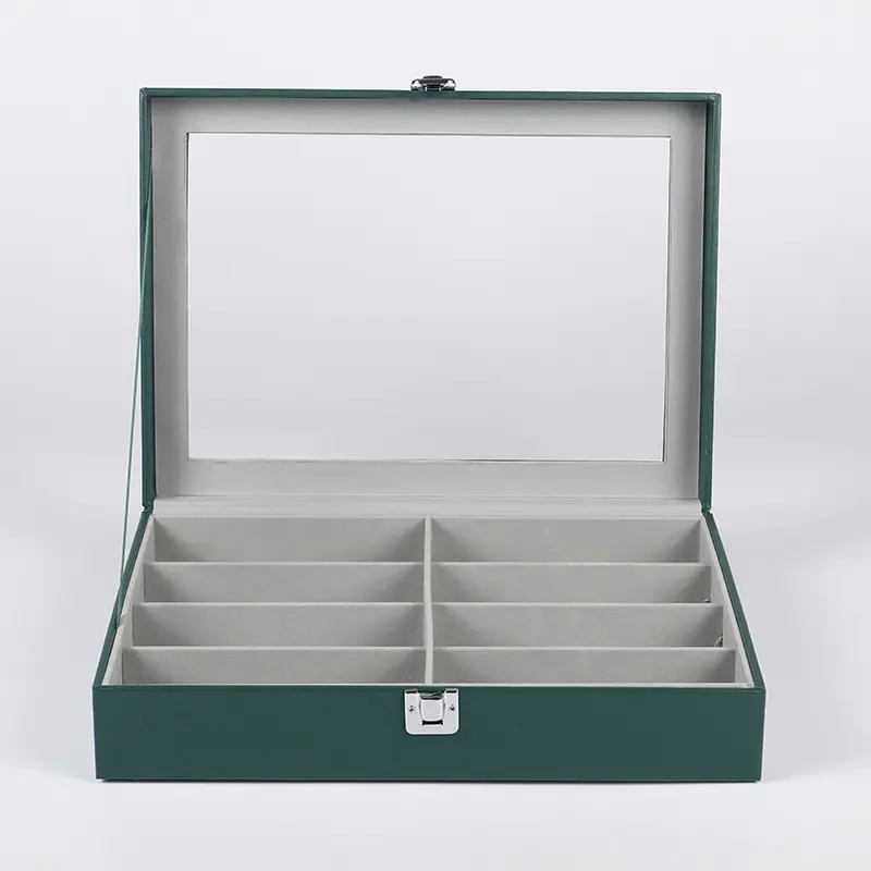 Qingyu PU Leather Glasses Storage Box Black 81218 - Image 4