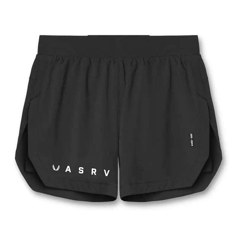 Men's Black Summer Shorts with Multi-Pocket Design - Image 4