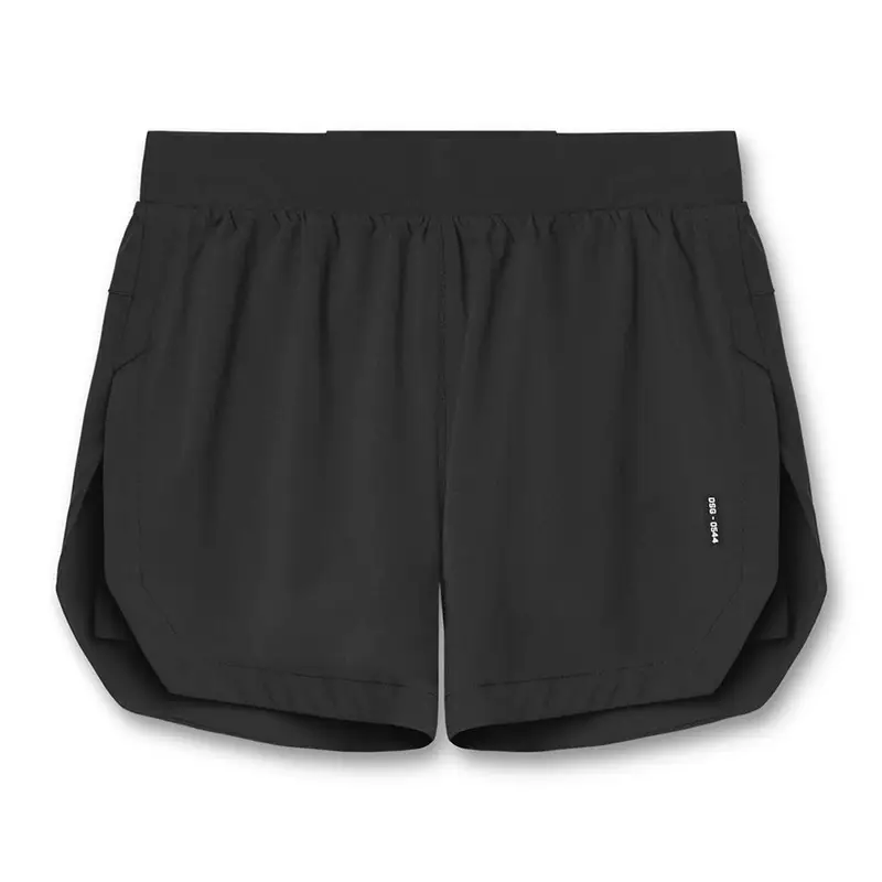 Men's Black Summer Shorts with Multi-Pocket Design - Image 7