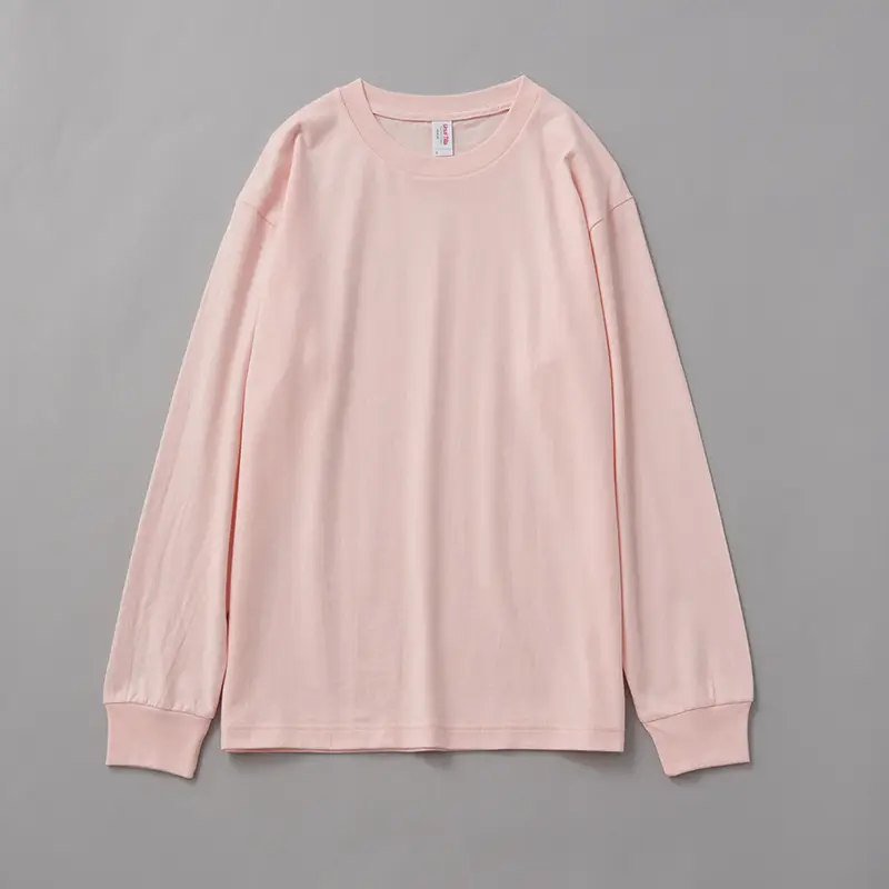 Red Long Sleeve Cotton Sweatshirt for Women - Image 26