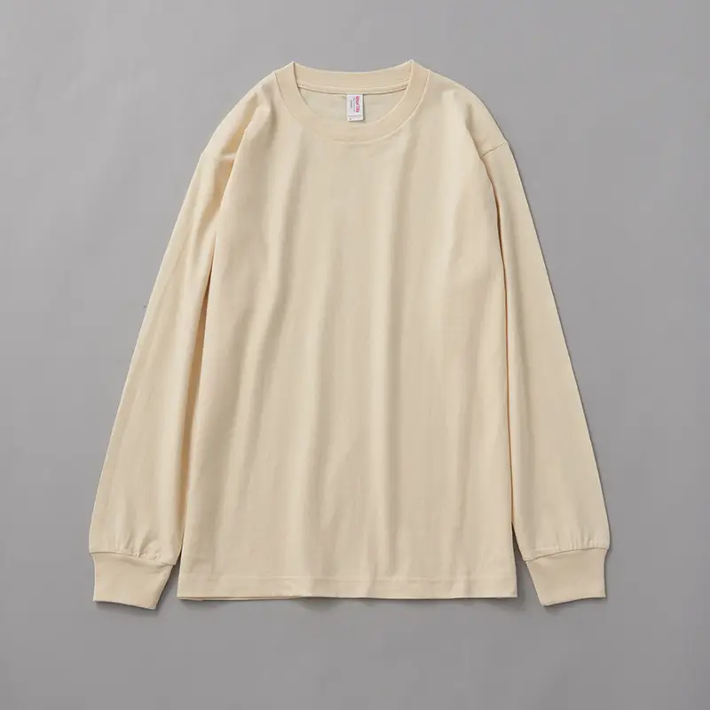Red Long Sleeve Cotton Sweatshirt for Women - Image 10
