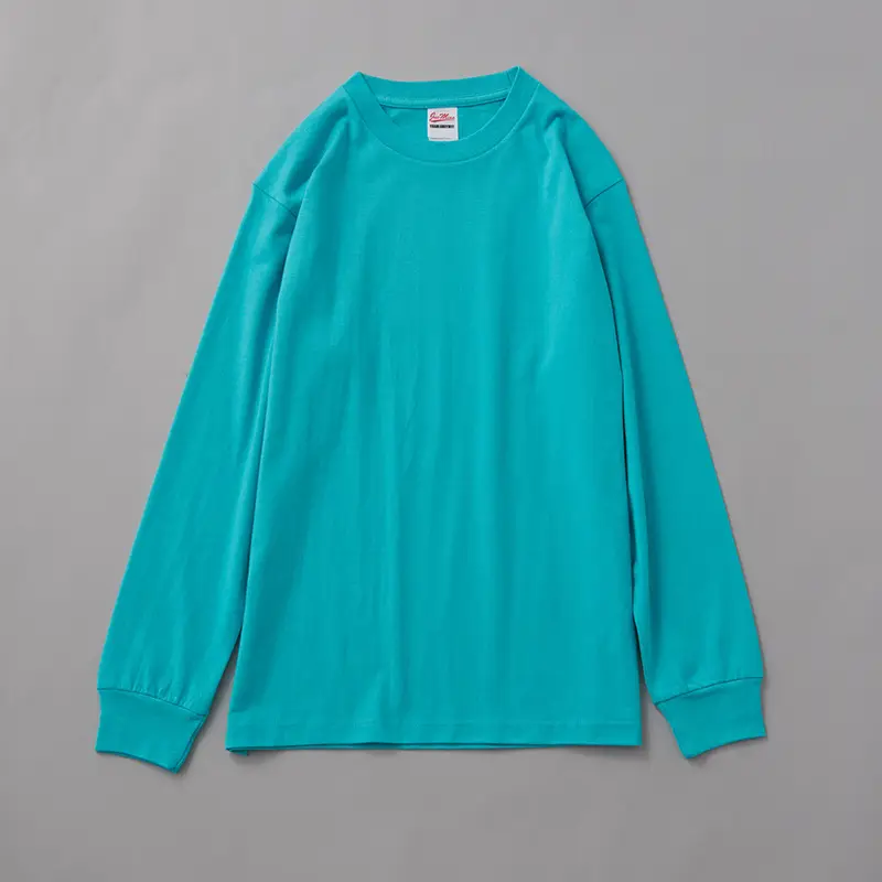 Red Long Sleeve Cotton Sweatshirt for Women - Image 13