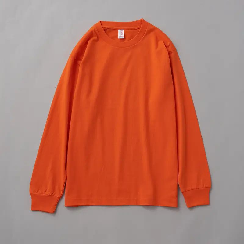 Red Long Sleeve Cotton Sweatshirt for Women - Image 22