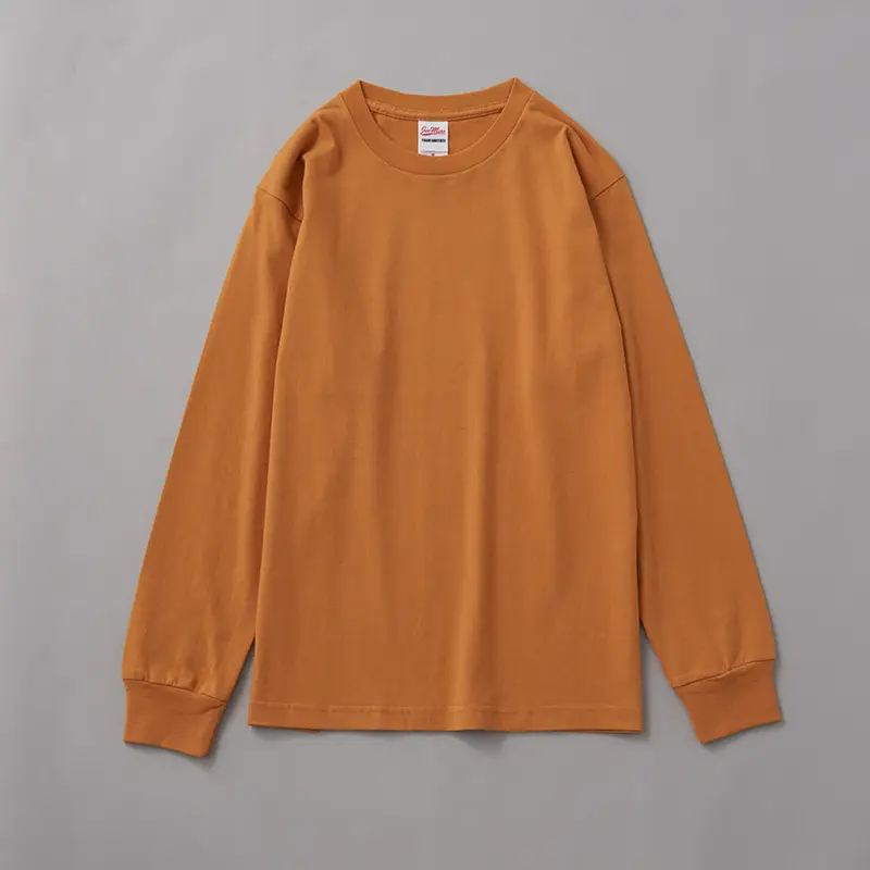 Red Long Sleeve Cotton Sweatshirt for Women - Image 8
