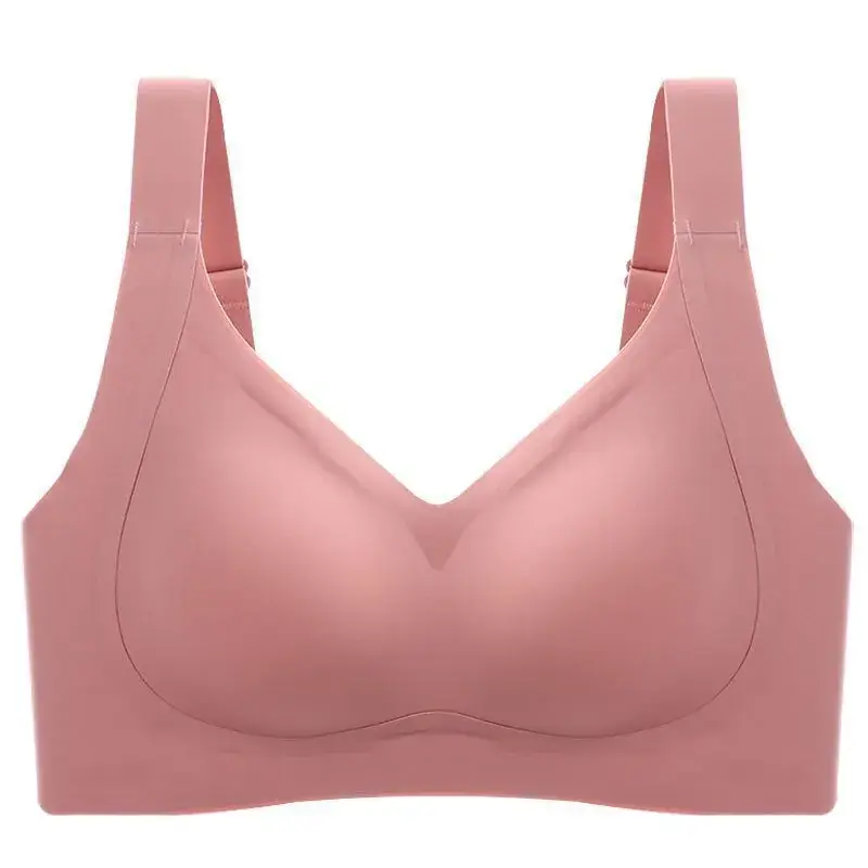 Pink Small Chest Wireless Underwear Women