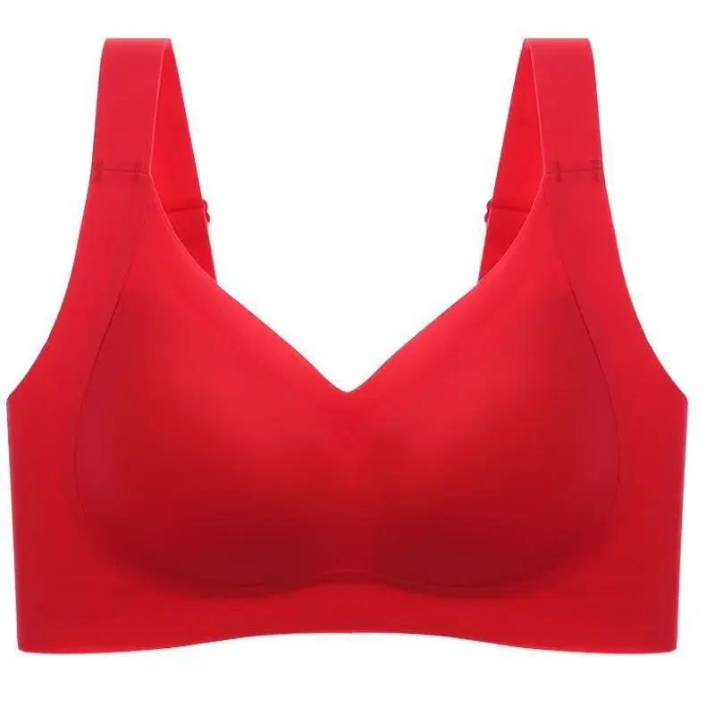 Pink Small Chest Wireless Underwear Women