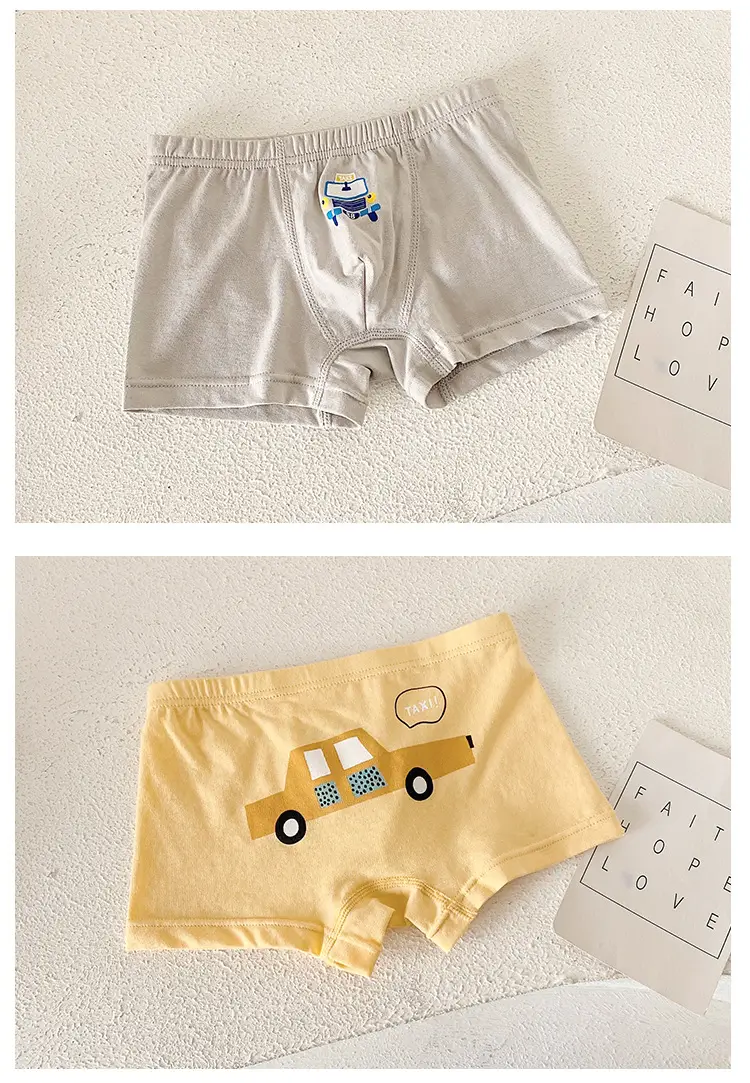 Mimo Boys Car Print Cotton Shorts 5 Sets — feature 11