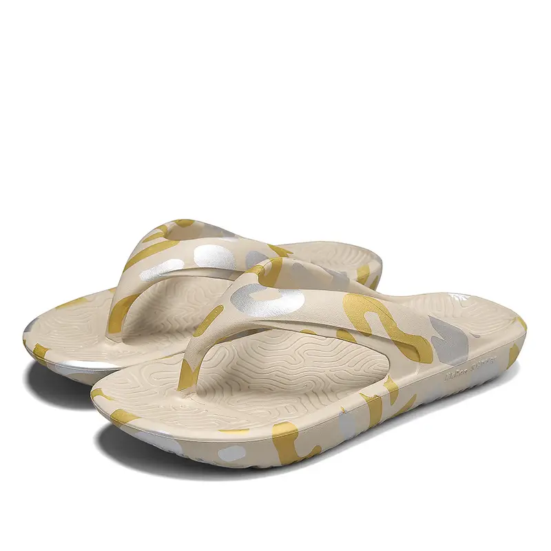 Orange Cross-Brand Beach Slippers Large Size