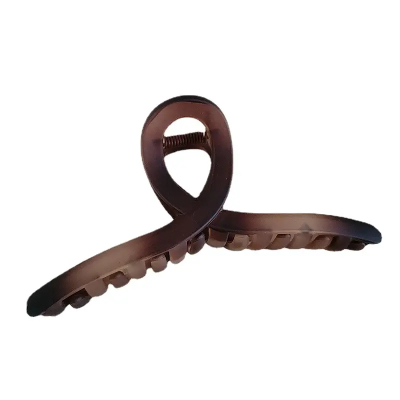 Korean Glossy Hair Clip Women Large Frosted Shark Clip - Image 21