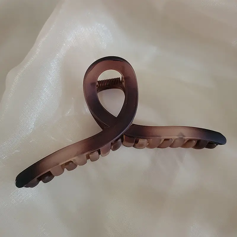 Korean Glossy Hair Clip Women Large Frosted Shark Clip - Image 6