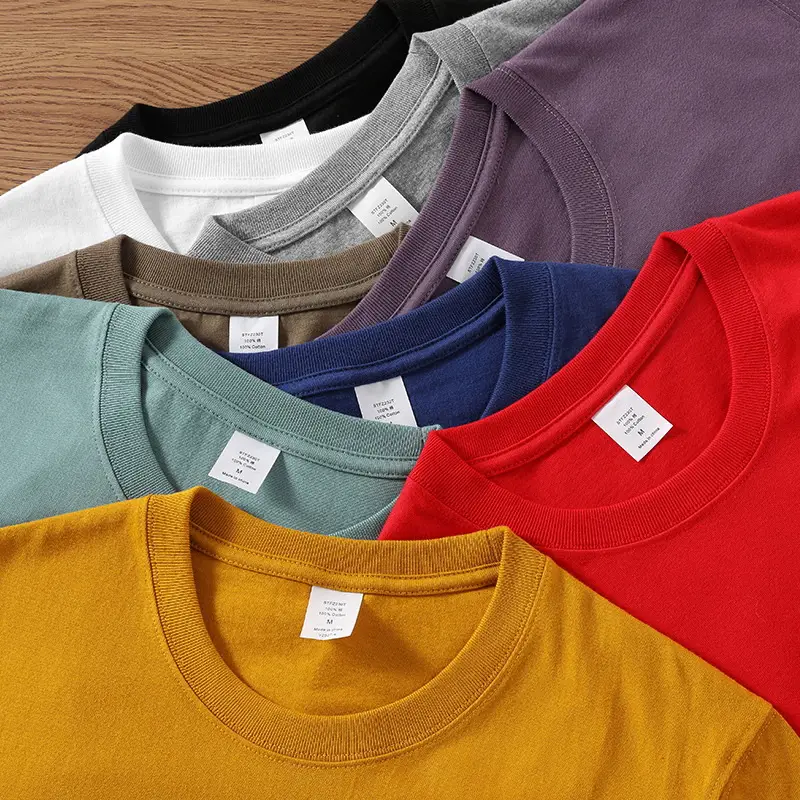 Men Women Heavy Cotton Loose T-Shirt Olive Green - Image 13