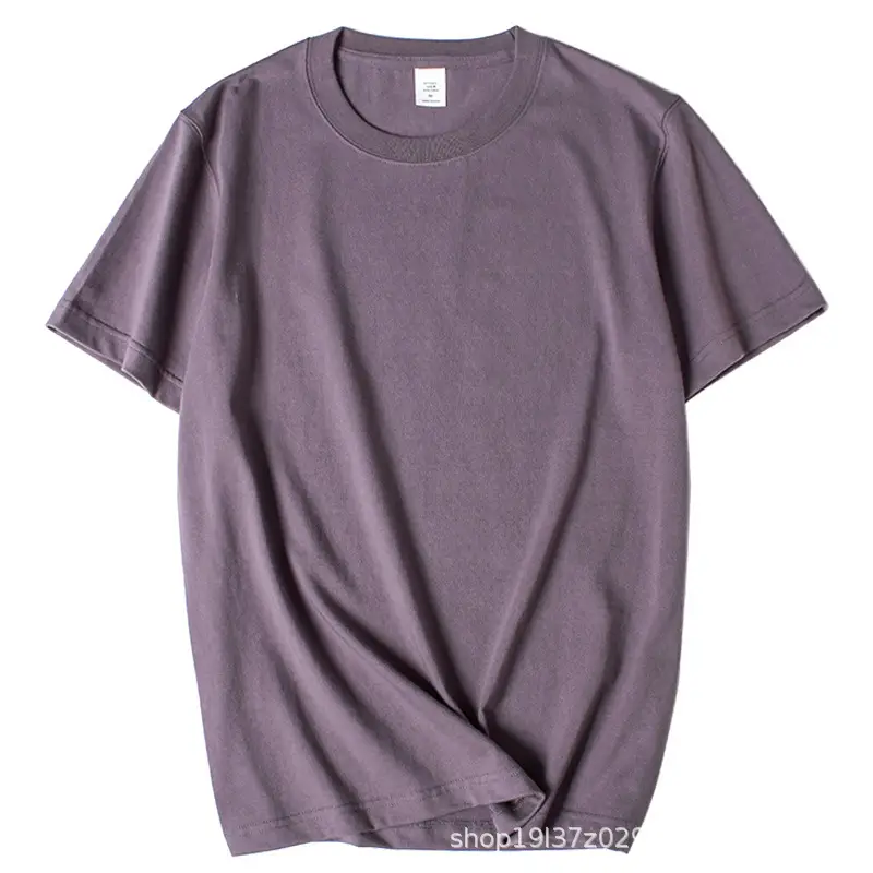 Men Women Heavy Cotton Loose T-Shirt Olive Green - Image 2