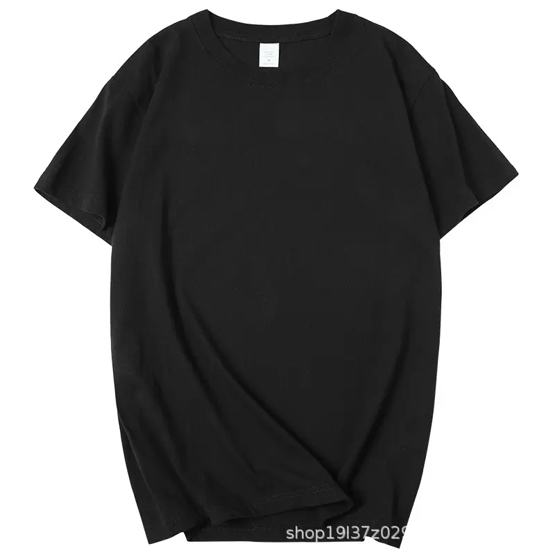 Men Women Heavy Cotton Loose T-Shirt Olive Green - Image 4