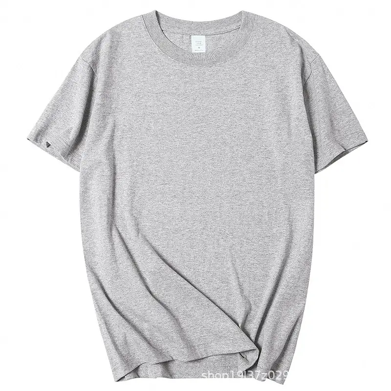 Men Women Heavy Cotton Loose T-Shirt Olive Green - Image 5