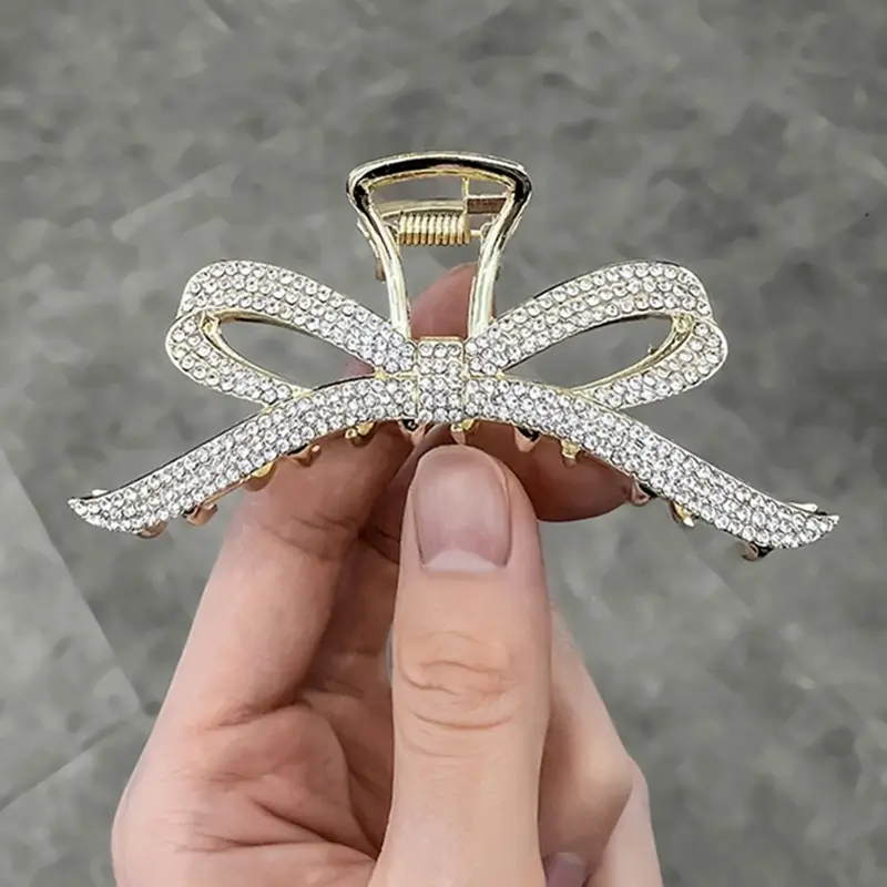 Elegant Butterfly Hairpin with Red Embellishments - Image 15