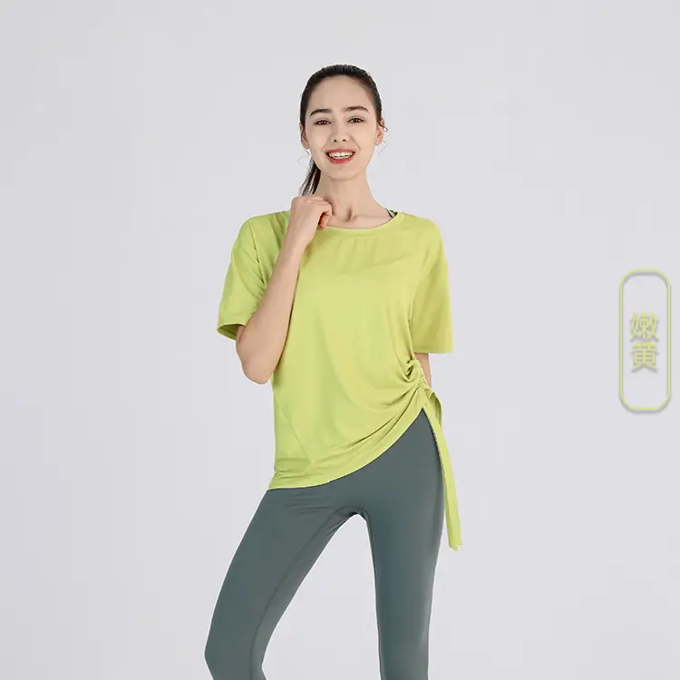 Women Grey T-Shirt Shorts Set Spring Summer 2022 - Image 3