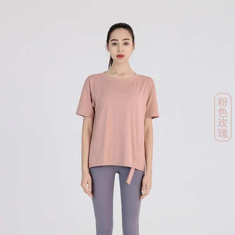 Women Grey T-Shirt Shorts Set Spring Summer 2022 - Image 4