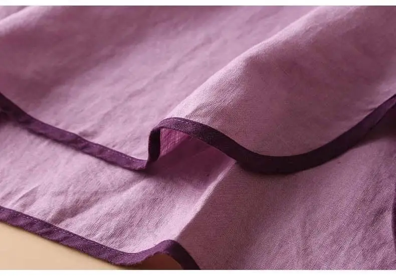 Women Chinese Style Oblique Blouse with Embroidery — feature 19