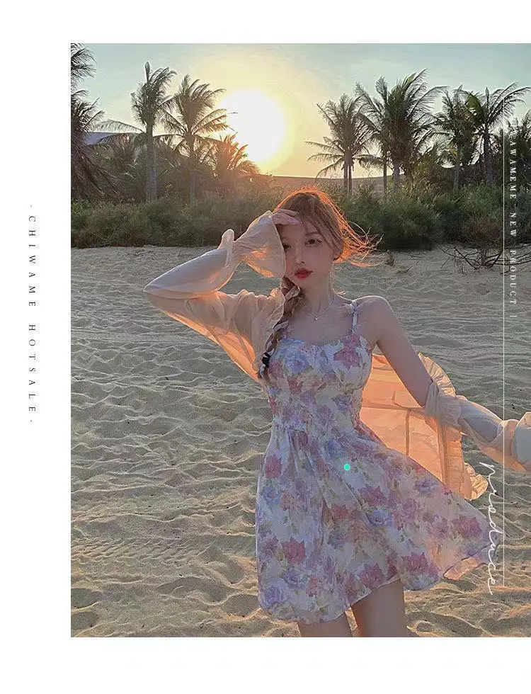 2025 Sweet Floral Two-Piece Dress for Women — feature 18