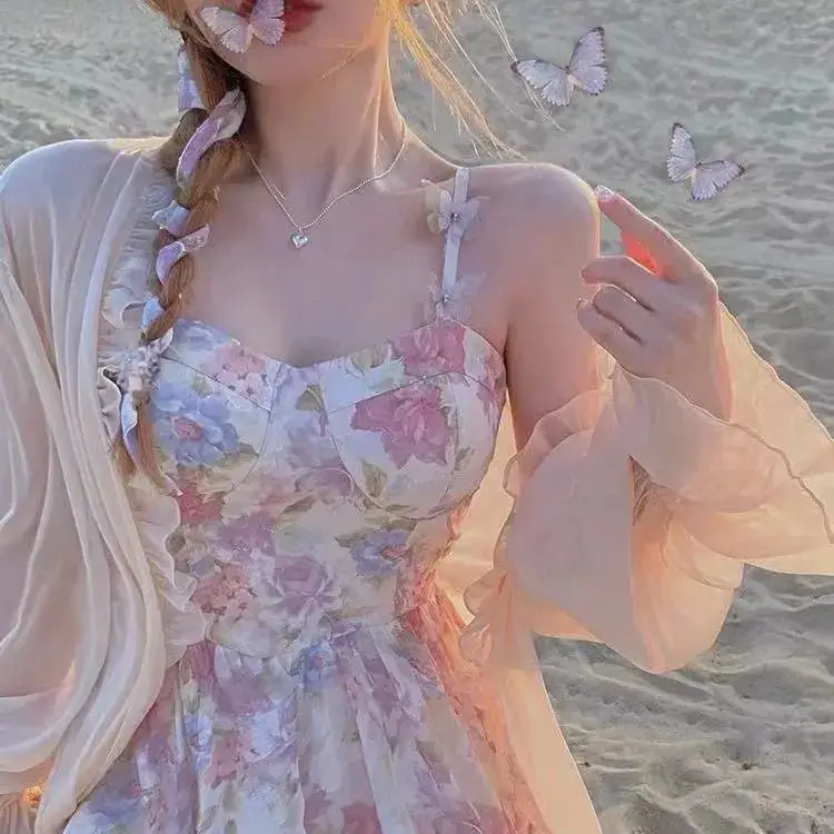 2025 Sweet Floral Two-Piece Dress for Women — feature 23