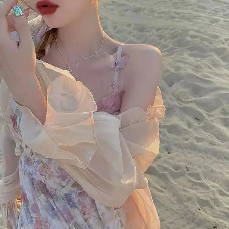 2025 Sweet Floral Two-Piece Dress for Women — feature 25