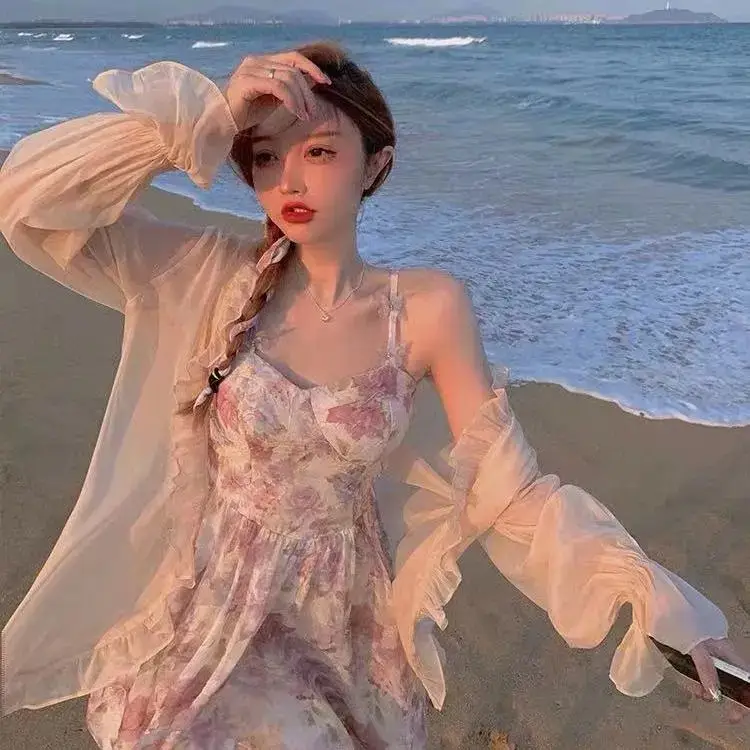 2025 Sweet Floral Two-Piece Dress for Women — feature 27