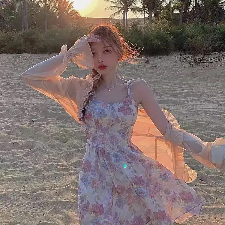 2025 Sweet Floral Two-Piece Dress for Women — feature 28