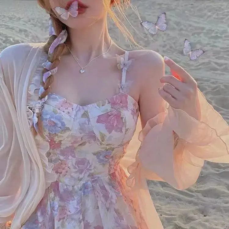 2025 Sweet Floral Two-Piece Dress for Women — feature 29