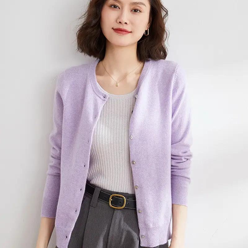 Women's Yellow Knitted Long-Sleeve Cardigan Small - Image 23