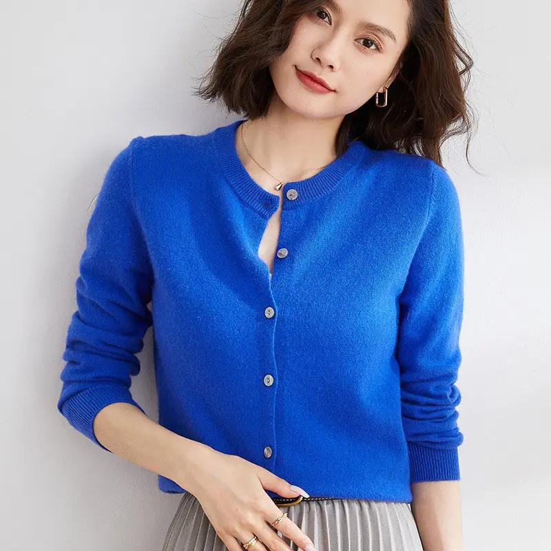 Women's Yellow Knitted Long-Sleeve Cardigan Small - Image 24