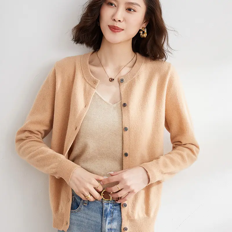 Women's Yellow Knitted Long-Sleeve Cardigan Small - Image 10