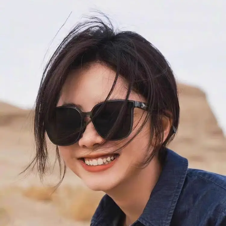 2022 Korean Style Sunglasses Women Red Riding Book Big Frame - Image 6