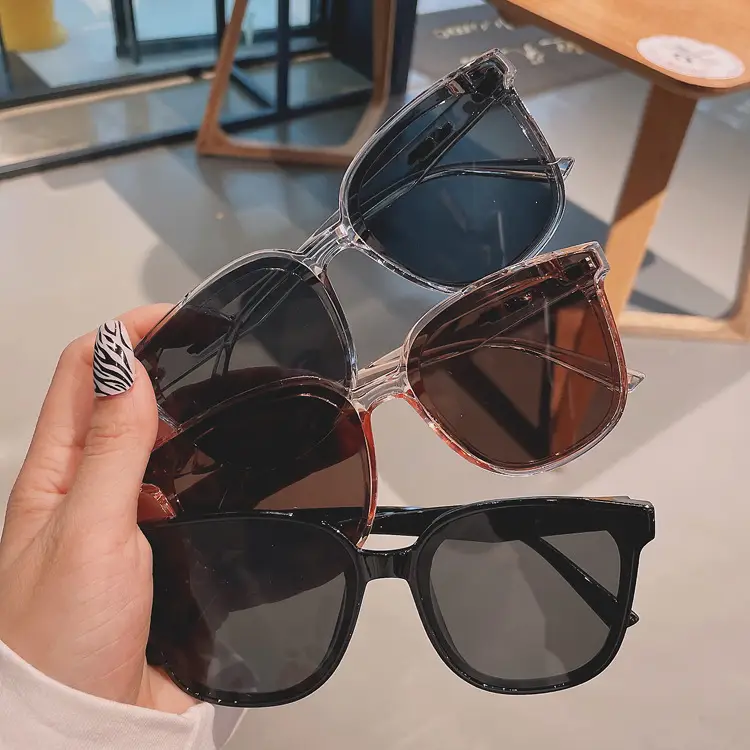2022 Korean Style Sunglasses Women Red Riding Book Big Frame - Image 9