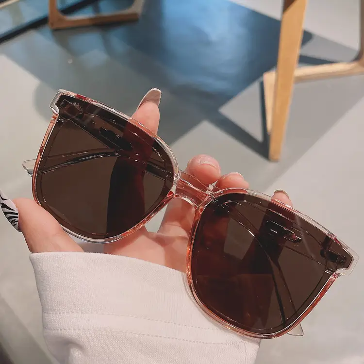 2022 Korean Style Sunglasses Women Red Riding Book Big Frame - Image 3