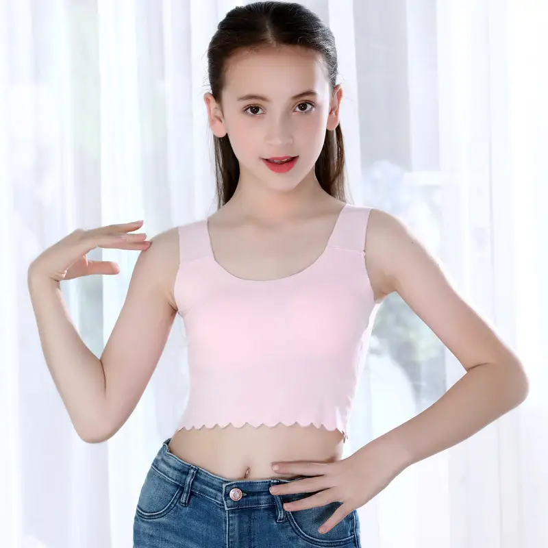 Traceless Girls Vest Underwear Purple Small - Image 2