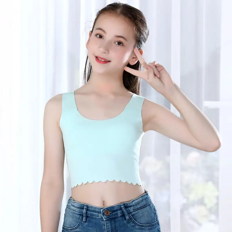 Traceless Girls Vest Underwear Purple Small - Image 5