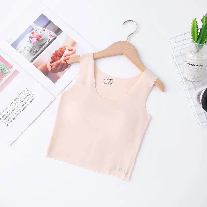 Traceless Girls Vest Underwear Purple Small - Image 8