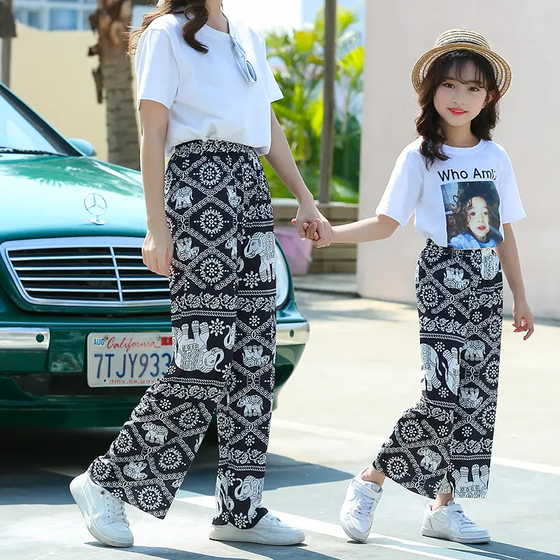 22 Summer Pink Cartoon Pants for Girls & Boys - Image 2