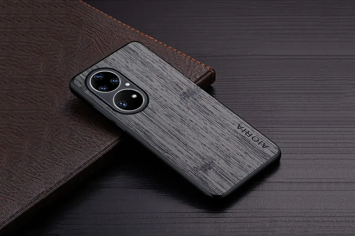 Huawei P50 Pro Phone Case Industrial Grey Black - Image 2