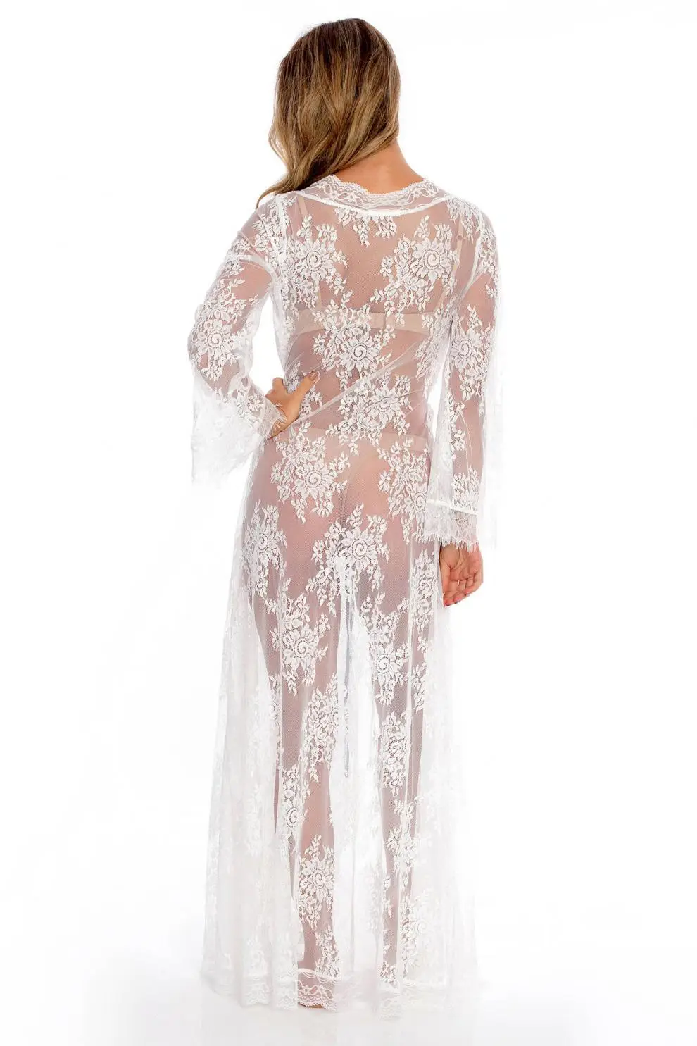 2025 Lace Sun-Proof Loose Beach Cardigan Long Skirt — feature 6