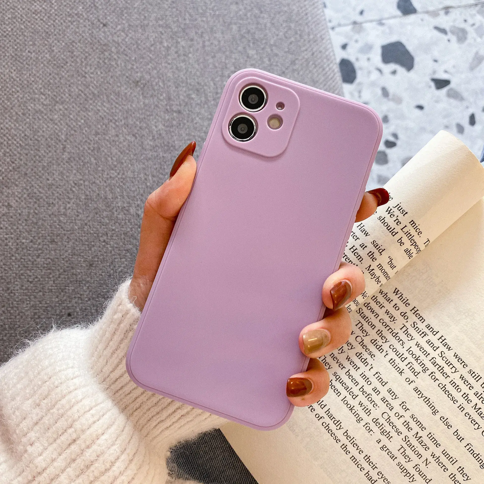 Light Blue Tpu Phone Case for S23 A52 A34 S21 - Image 10