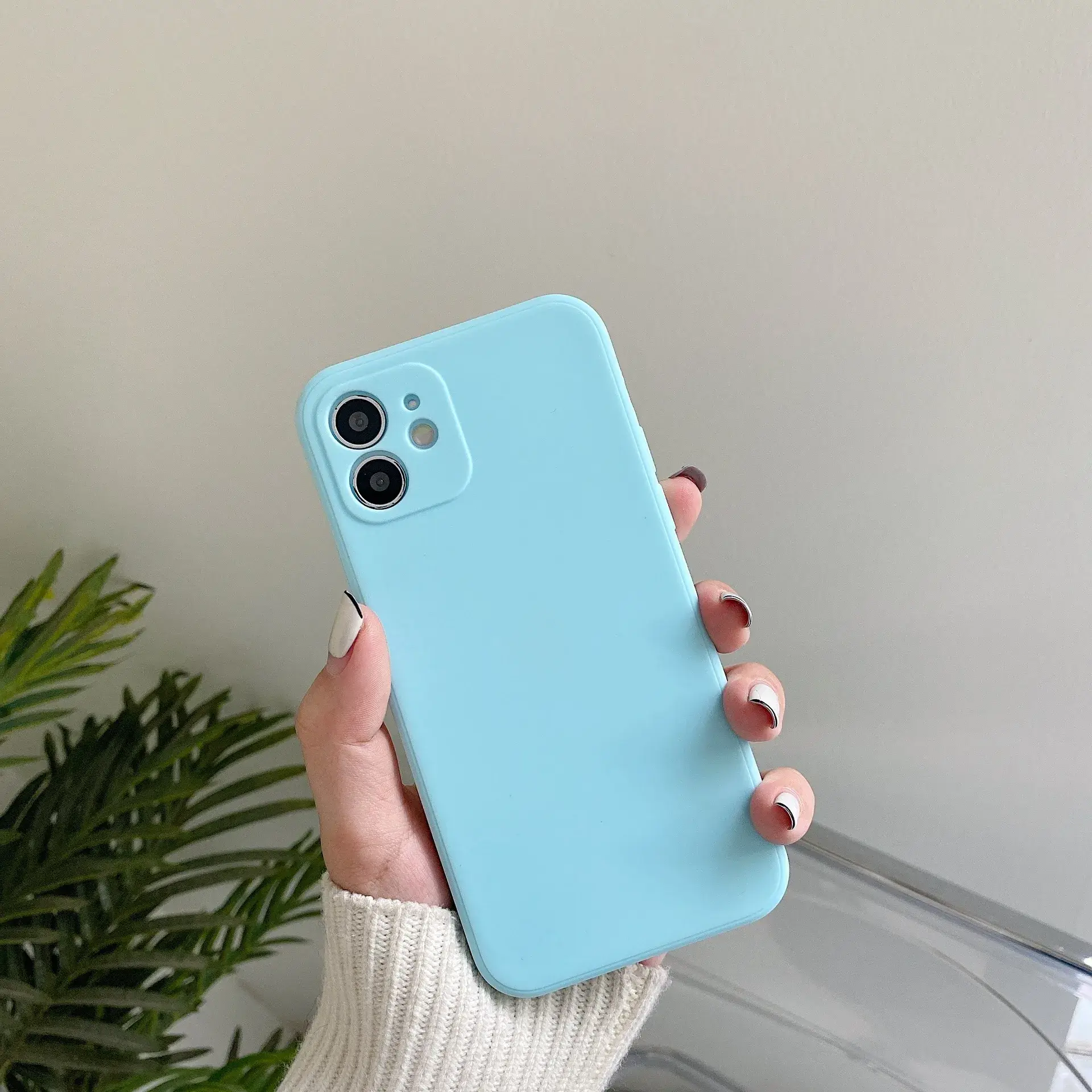 Light Blue Tpu Phone Case for S23 A52 A34 S21 - Image 8