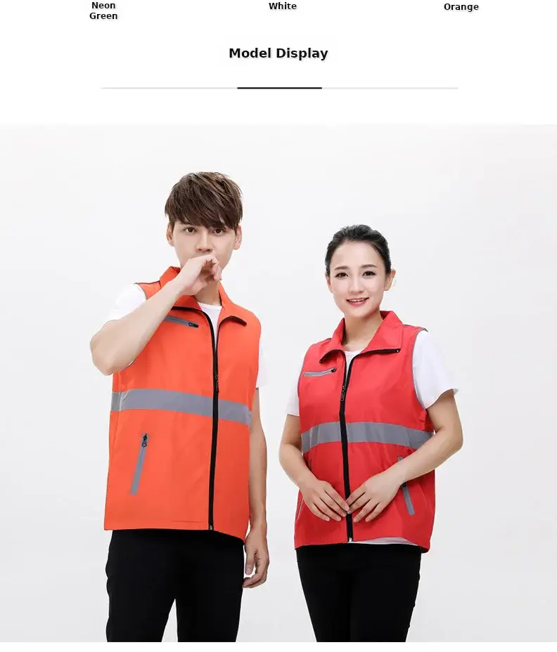 White Sleeveless Vest with Gray Stripes for Men — feature 10