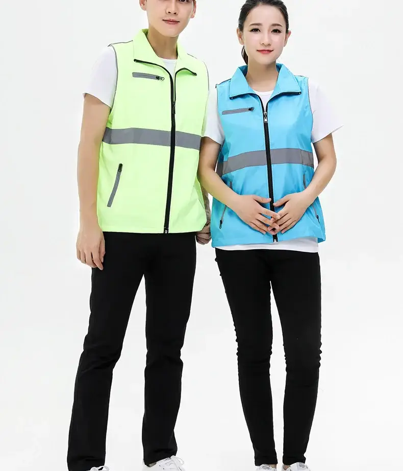 White Sleeveless Vest with Gray Stripes for Men — feature 12
