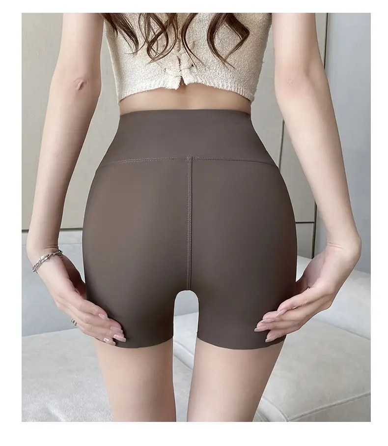 Women's Black Anti-Walking Belly Lifting Shorts — feature 24