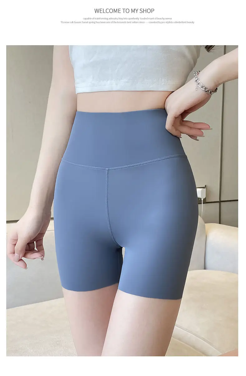 Women's Black Anti-Walking Belly Lifting Shorts — feature 29