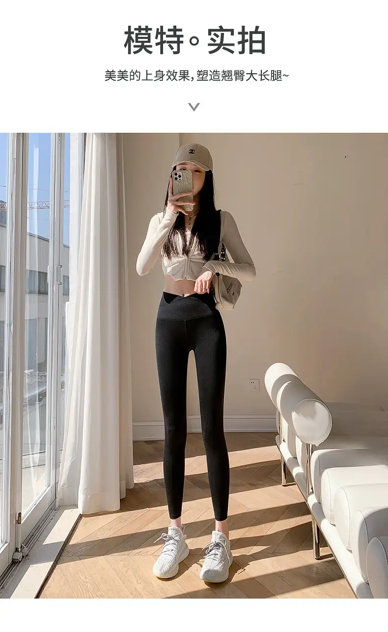 Butt-Lifting Slimming Leggings Women Black Grey — feature 16